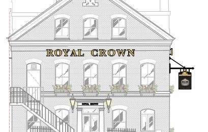 The Crown pub in High Street, Rochester, is set to be called The Royal Crown and get a new black and gold sign