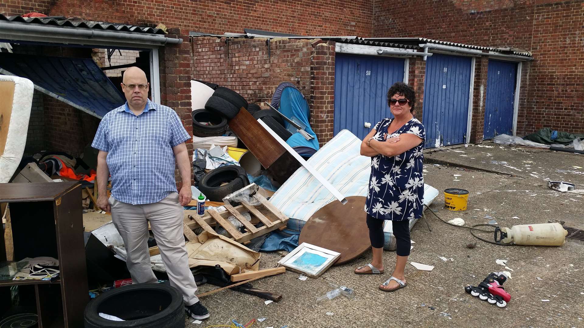 In July 2015, Teresa Murray and Nick Bowler were campaigning to get rubbish removed