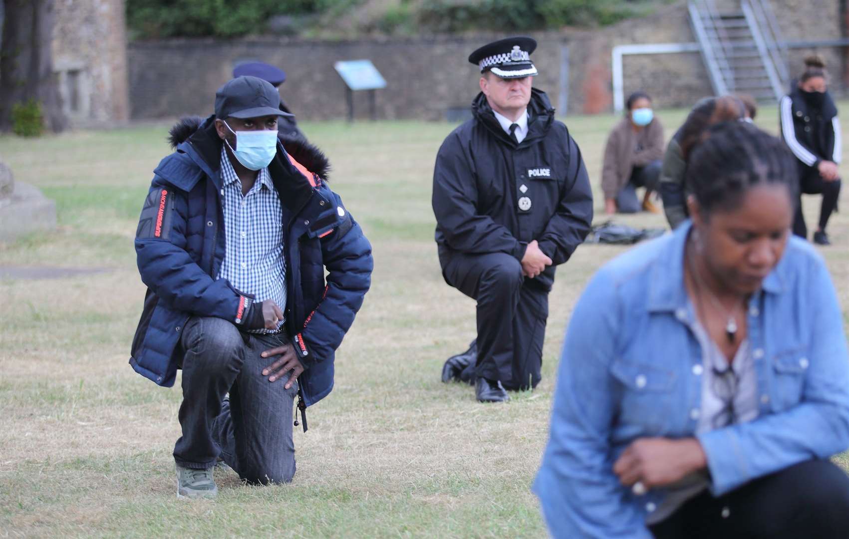Another George Floyd protest allowed the community to come together in Fort Gardens, Gravesend