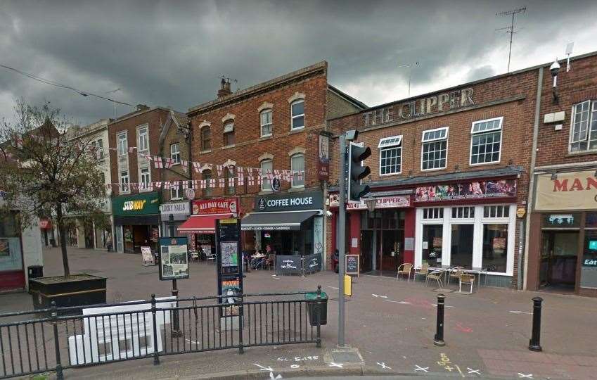 The assaults took place following an incident at The Clipper pub in Dartford. Photo: Google Maps
