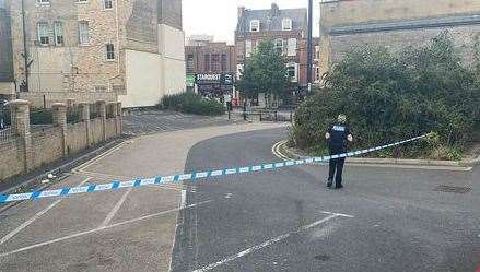 Chatham High Street has been closed due to an emergency incident. Picture: DC