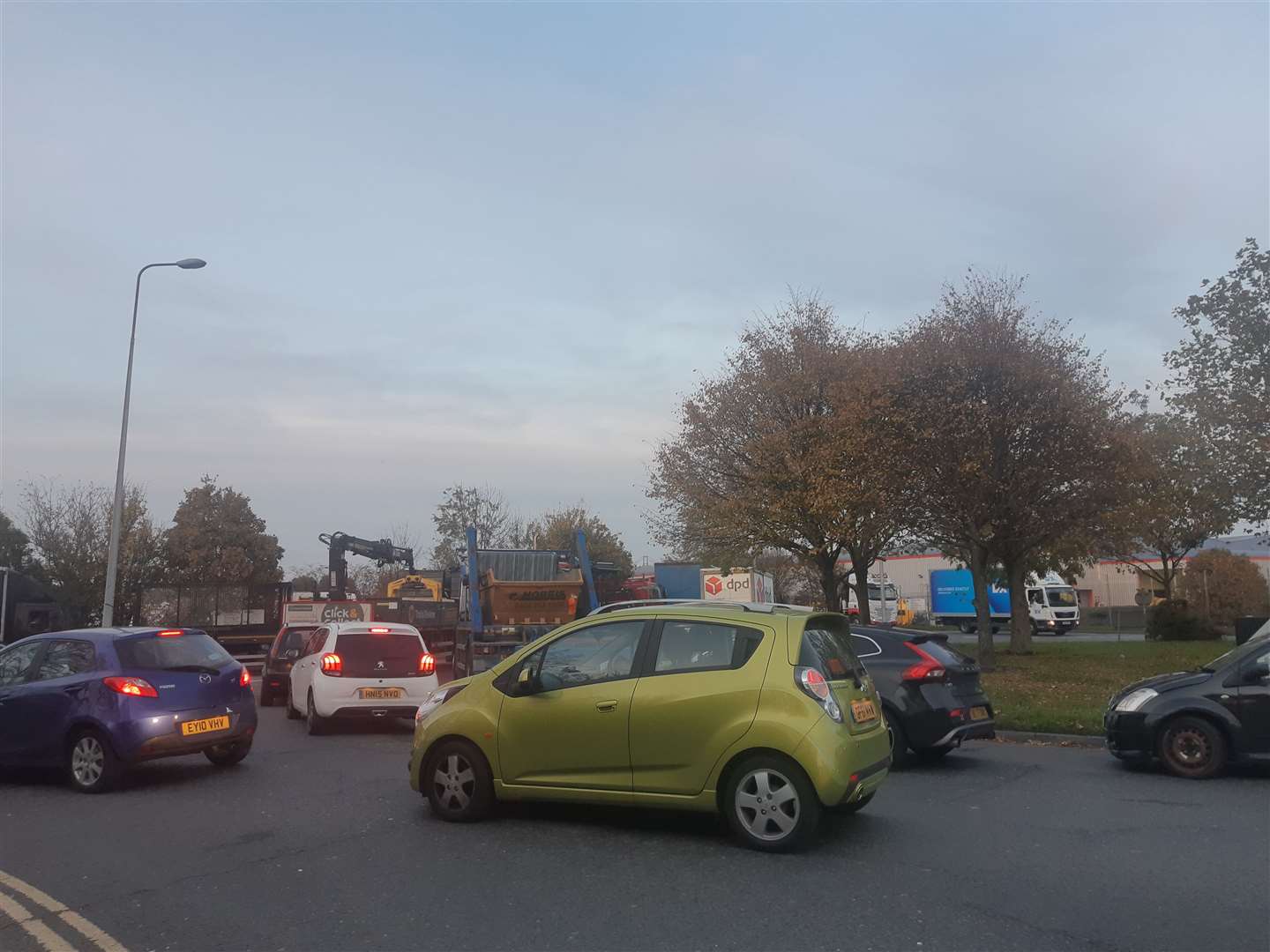 Traffic on the Medway City Estate has been a daily occurrence for thousands of workers heading home before the pandemic