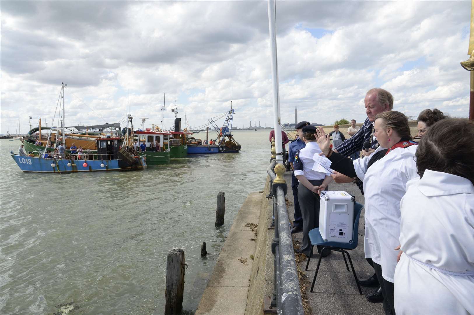 The Blessing of the Waters ceremony will take place at Crundalls Wharf in Queenborough on Sunday. Picture: Chris Davey