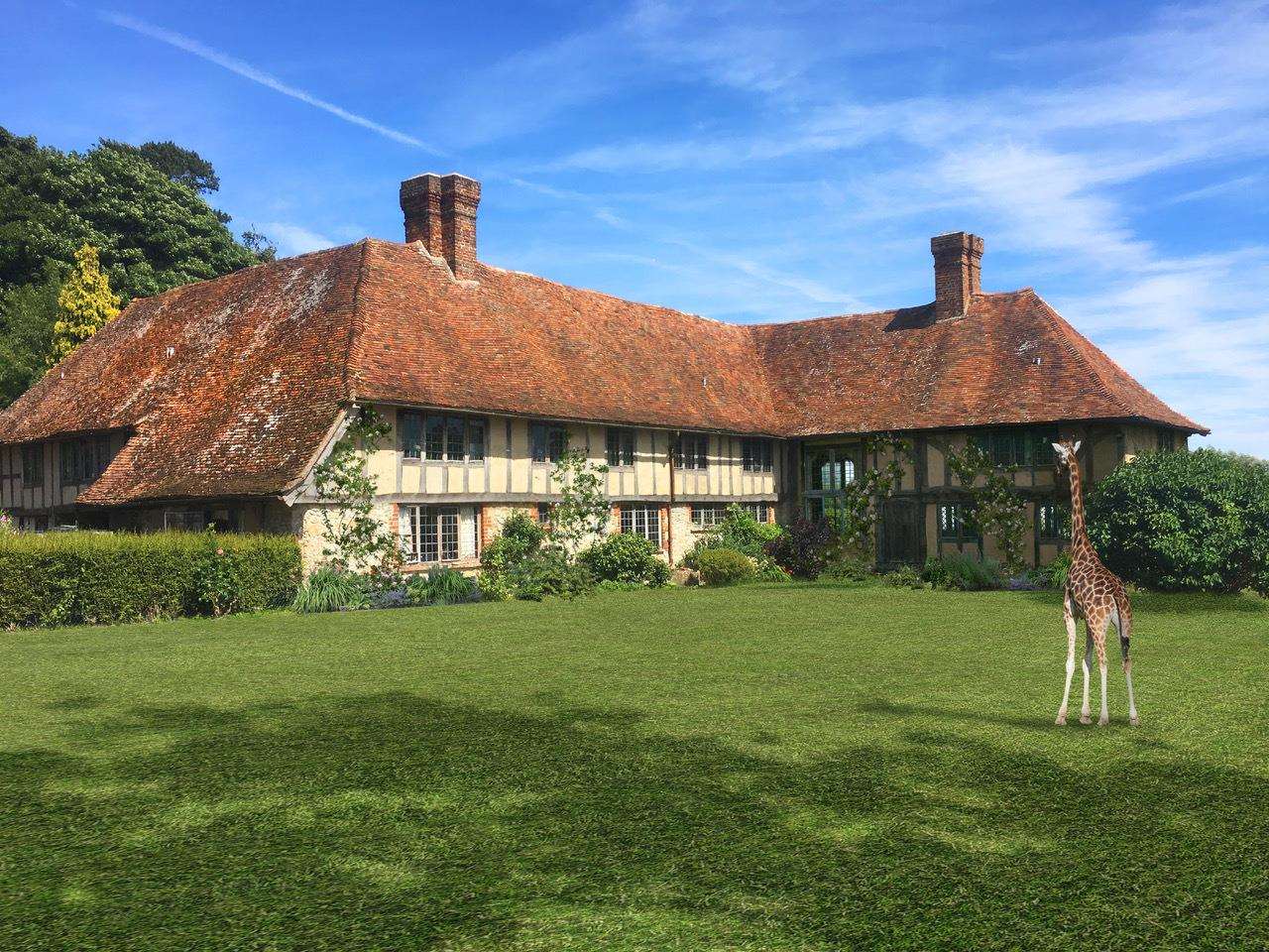 How it would look at Giraffe Manor