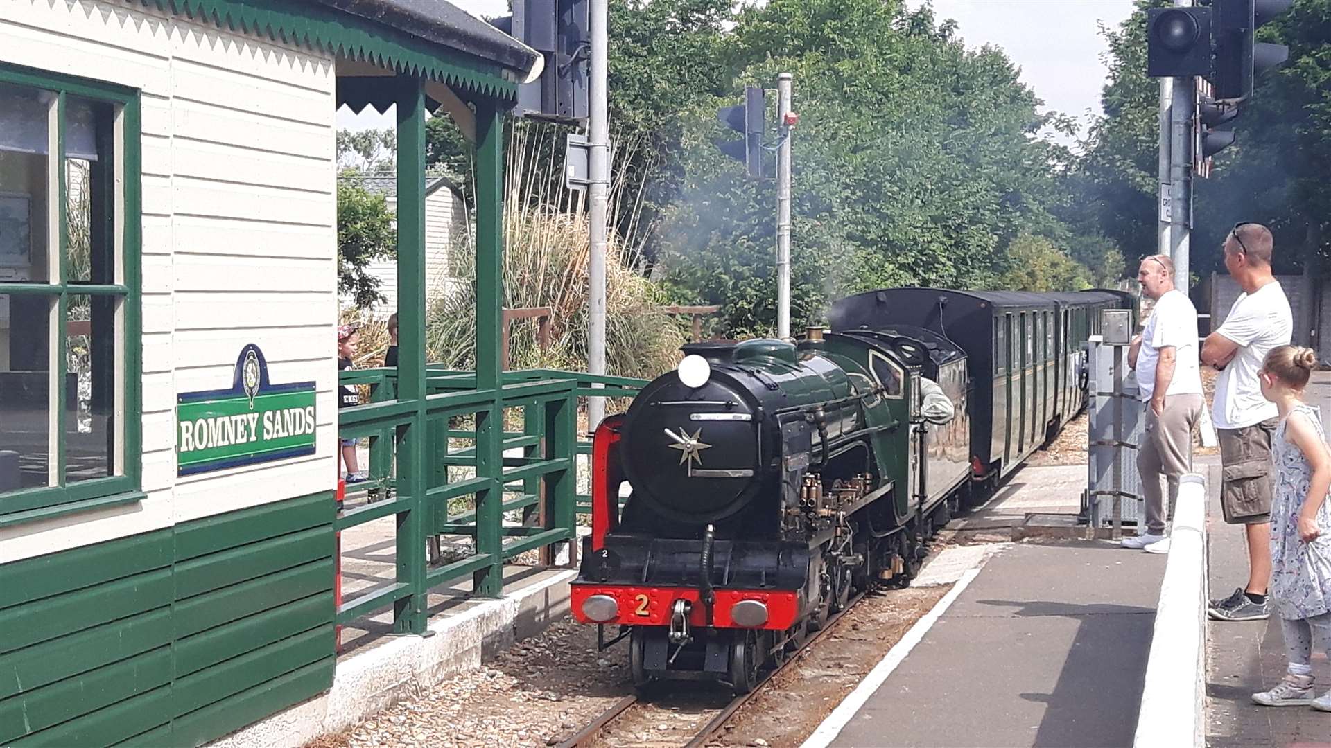 Romney Sands: The park has a station for the Romney, Hythe and Dymchurch Railway (3432230)