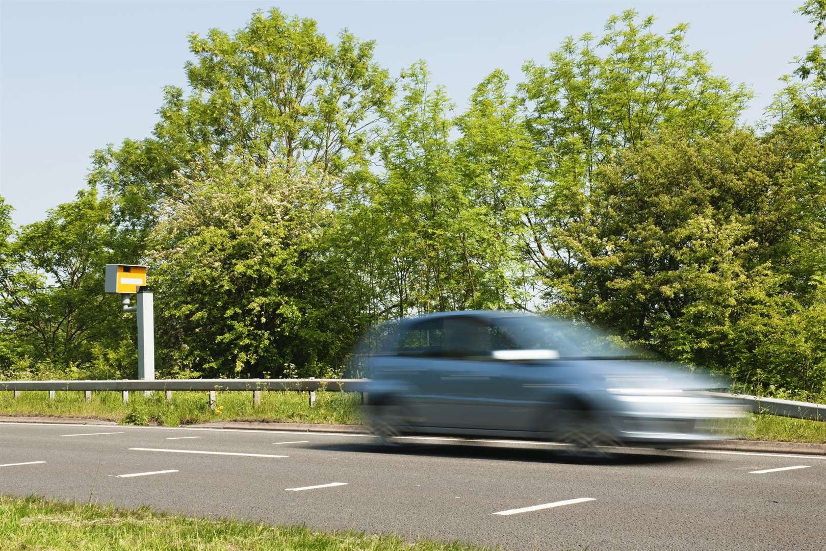 Police arrested a man after he sped past them at 130mph Stock picture