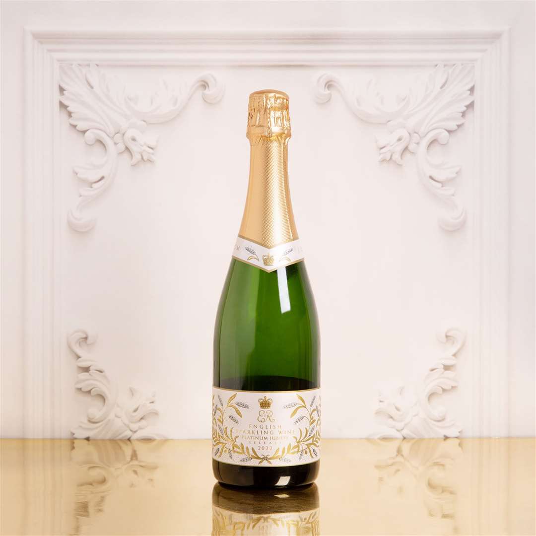 The new Buckingham Palace sparkling wine ((Royal Collection/HM Queen Elizabeth II 2022/PA)