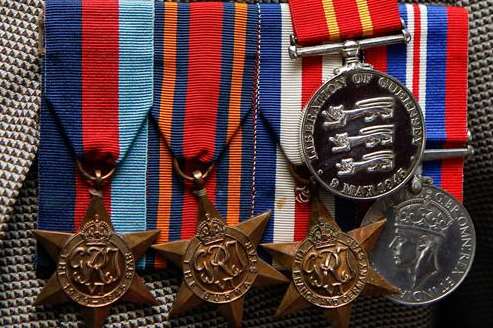Terence Owen's war medals