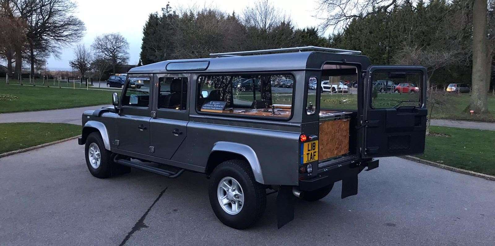 The Land Rover hearse is a stand alone vehicle, ideal for those who had a love of the outdoors and adventure, or those just looking for something a little different.