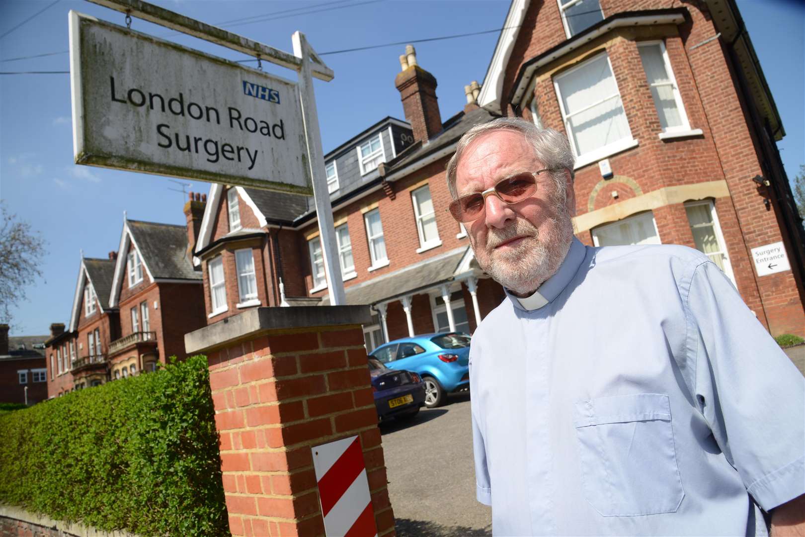Peter Jacobs at the London Road Surgery in Canterbury. Picture: Gary Browne