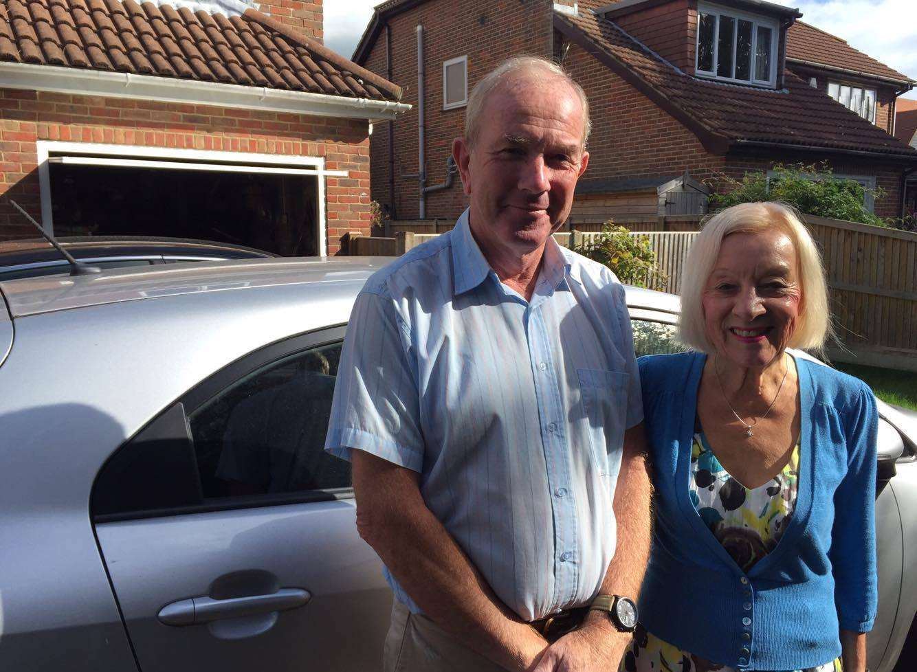 Nigel and Hilary Mitchell were shocked when their car key opened another car