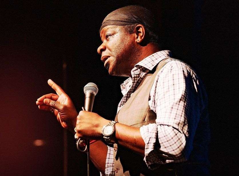 Stephen K Amos has two dates in the county