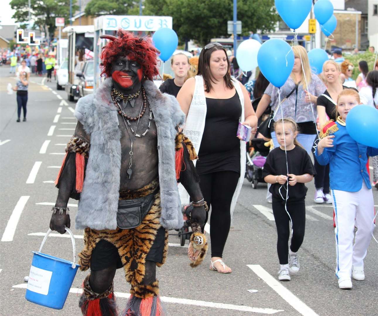 One of the Sheppey Zulus' last appearances in Sheerness in August 2015