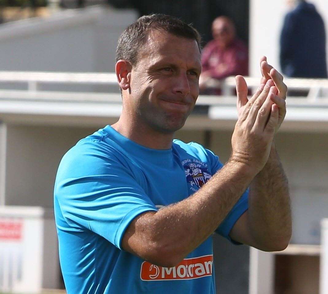 Tonbridge Angels manager Steve McKimm Picture: David Couldridge