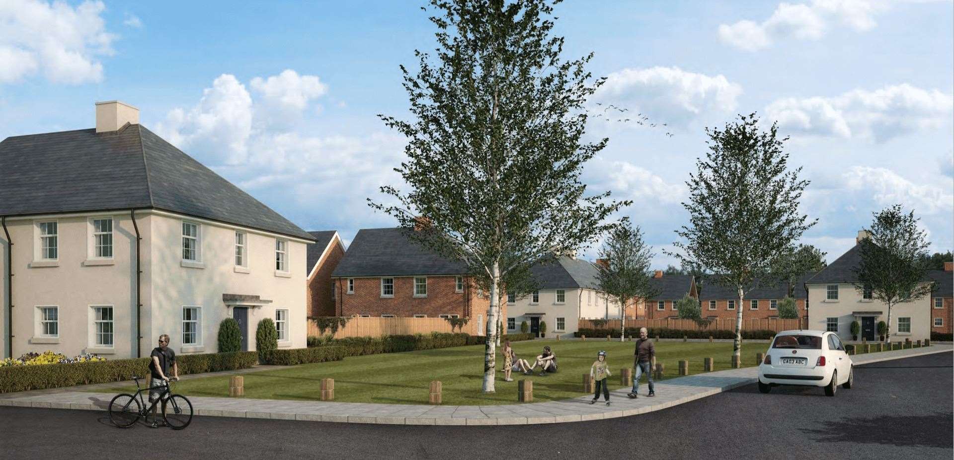 Afrtist's impression of the new homes at Cottington Park. Submitted picture