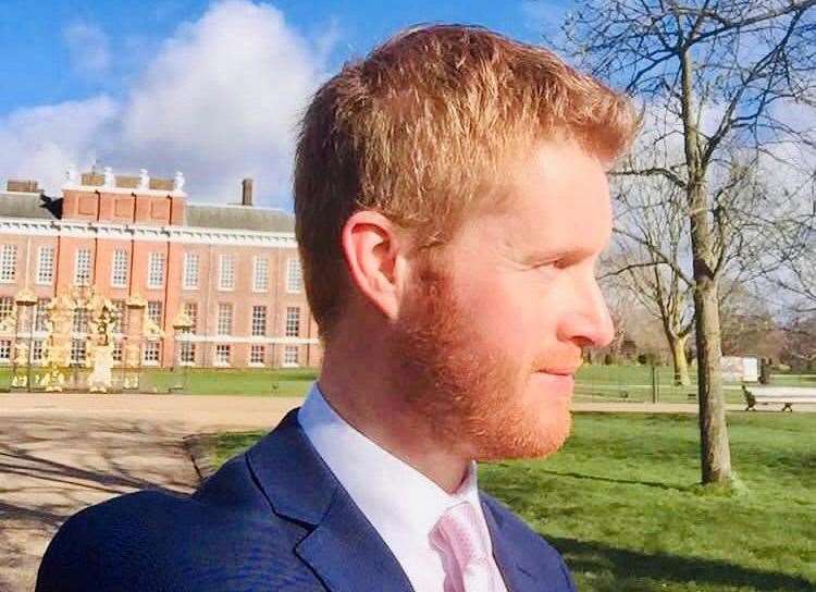 Rhys Whittock can now make upwards of £1,000 in a single day as a Prince Harry lookalike. Picture: SWNS