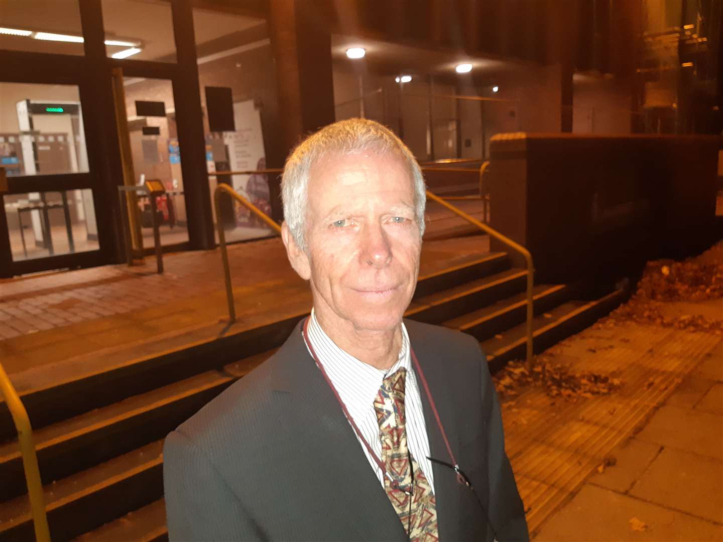 Ronald West outside court after his sentencing
