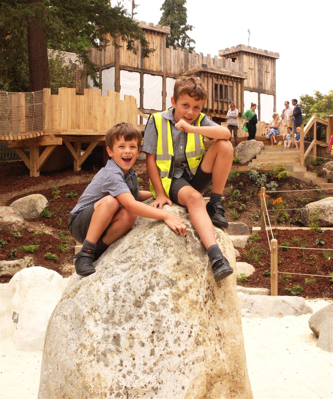 A new kids' play area has been opened at Hever Castle