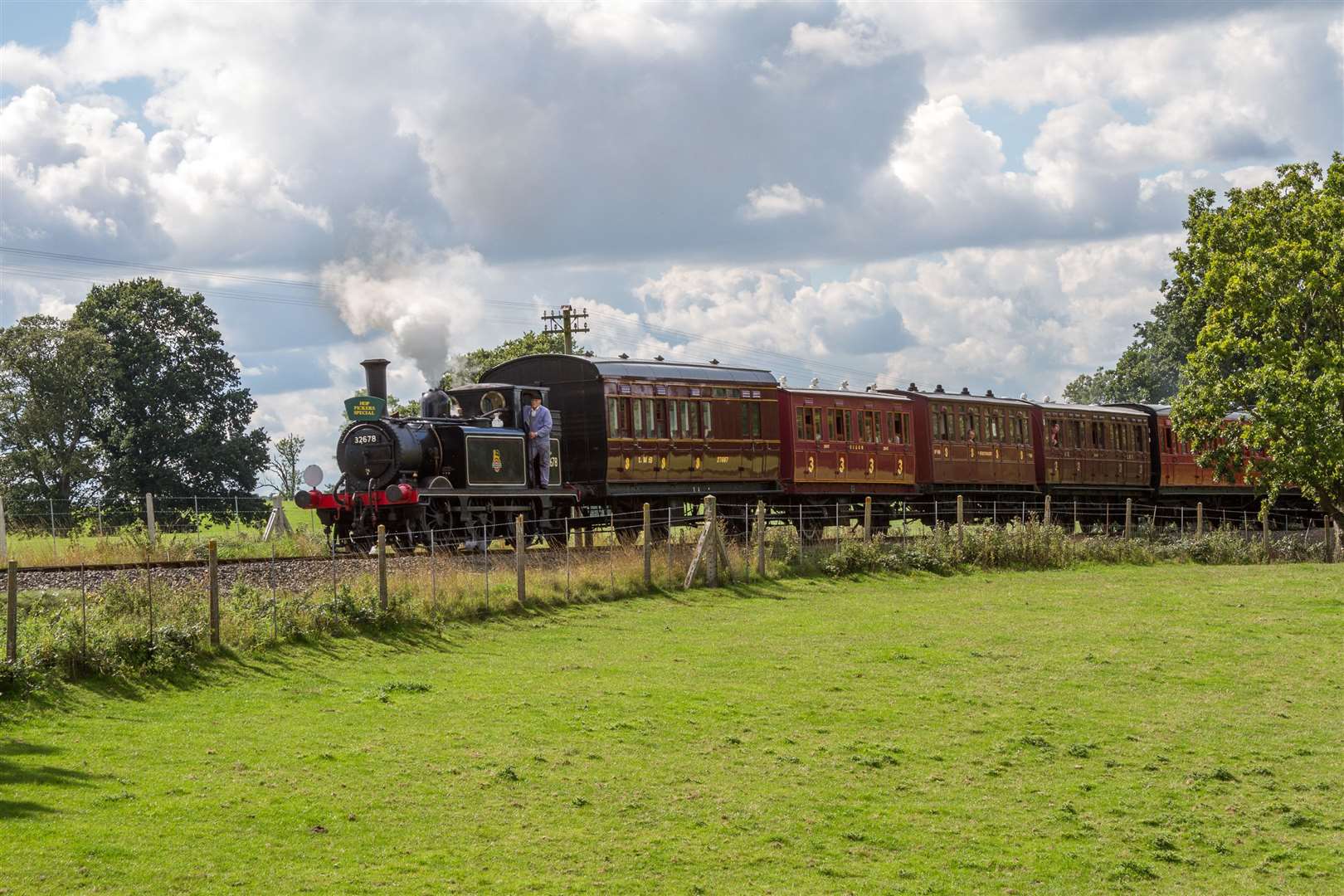 The KESR has run steam trains on the line for more than 40 years. Picture: Stuart Kirk