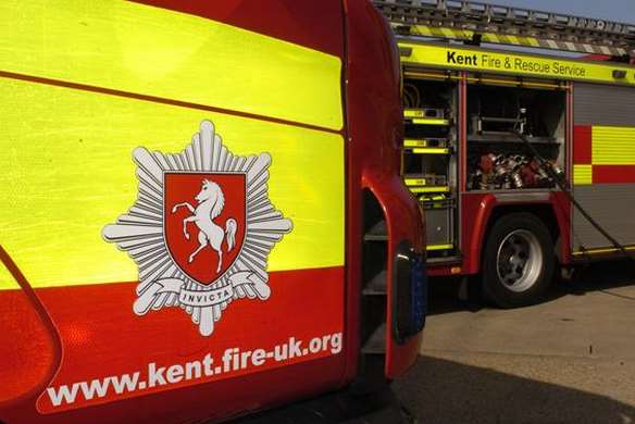 Kent Fire and Rescue Service. Stock picture