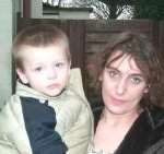 SAFE: Kelly Wells with son Matthew