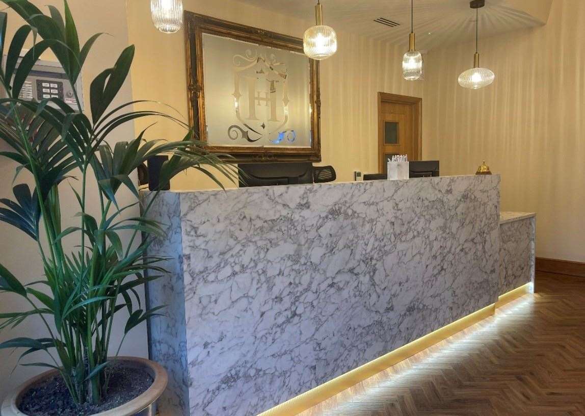 Hempstead House focused on enhancing its reception area since the last inspection. Picture: Hempstead House