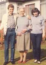 THE WAY THEY WERE: Richard Miller with his grandmother and sister June in the 1980s