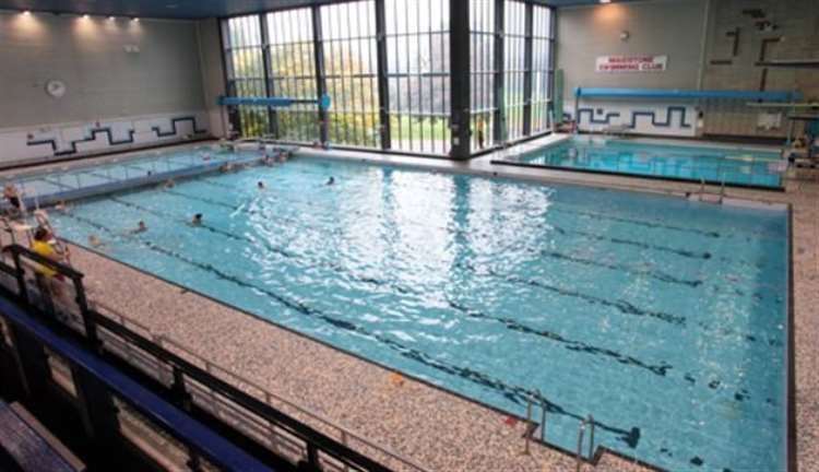 The fitness swimming pool at Maidstone Leisure Centre