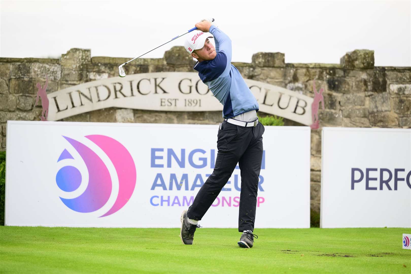 Jack Lee at the English Amateur Championship this year at Lindrick Golf Club. Picture: Leaderboard Photography/ England Golf