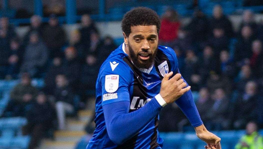 Vadaine Oliver scored Gillingham's second on Saturday Picture: KPI