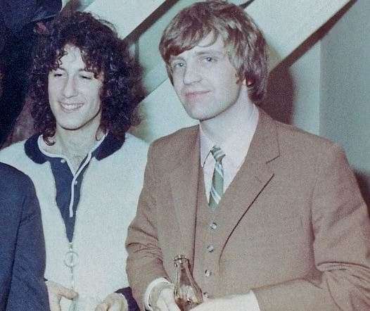 From left to right: Peter Green and Clifford Adams in 1969. Picture: Clifford Adams