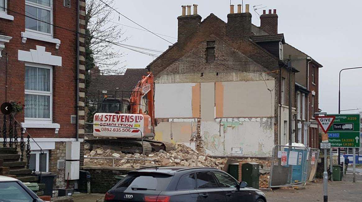 Maidstone Mosque has been demolished.