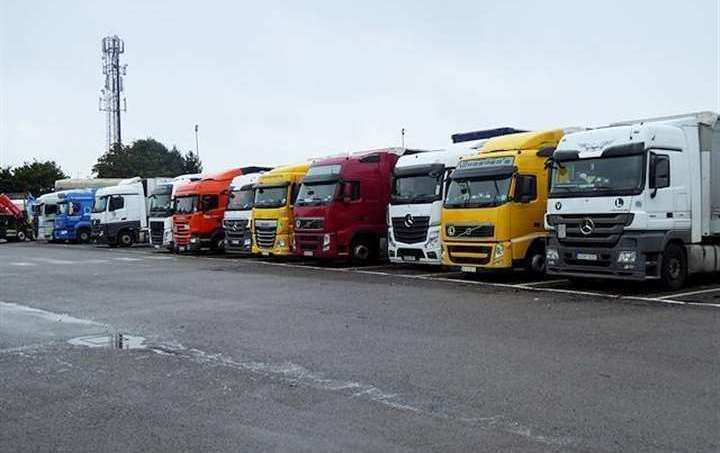 Truck stops in Kent will be receiving more than £2million of a £16.5million fund to improve facilities for lorry drivers