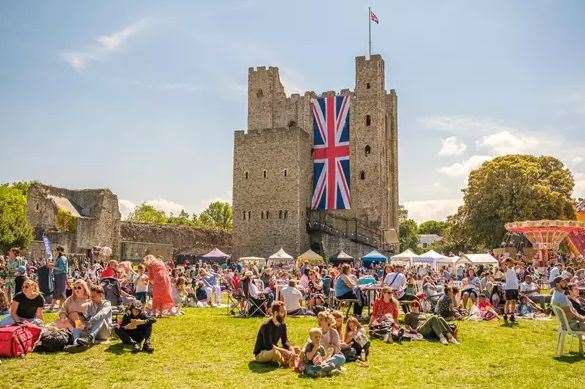 Rochester Castle will have two days’ worth of entertainment over the weekend. Picture: Visit Medway