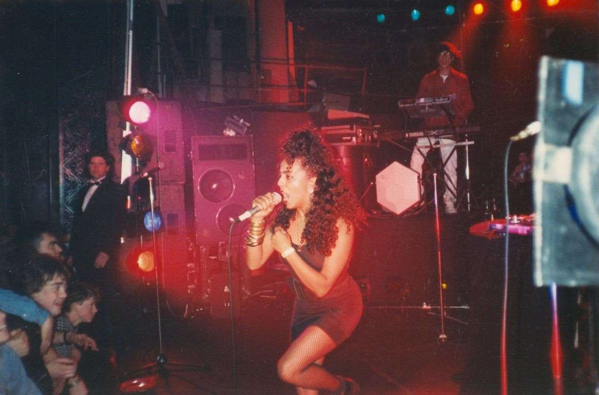 Neneh Cherry, mum of singer Mabel, performing at Images. Picture: Justin Preston