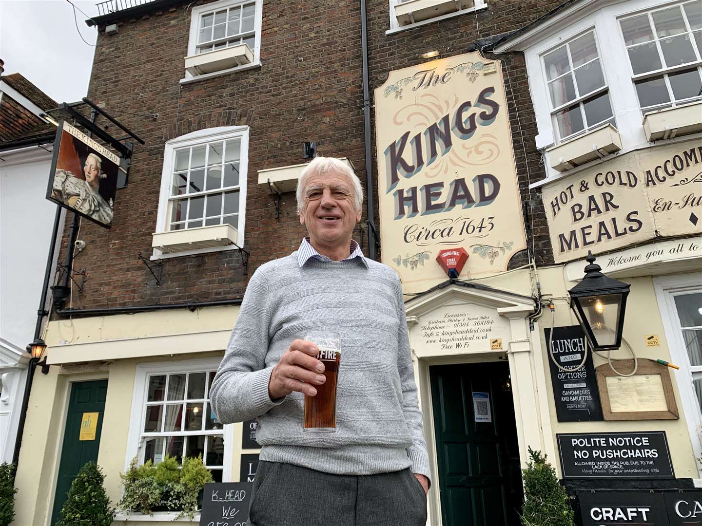 Landlord Graham Stiles, 69, says his 40th year of pulling pints has been the most challenging yet