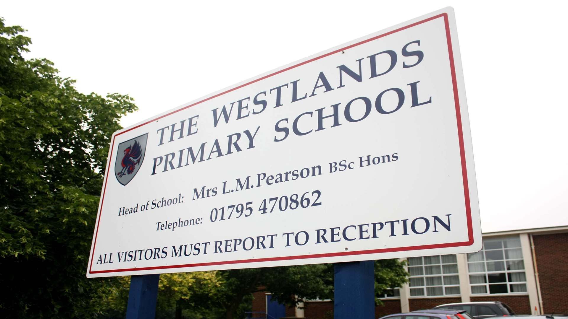 Son Harley goes to Westlands Primary School