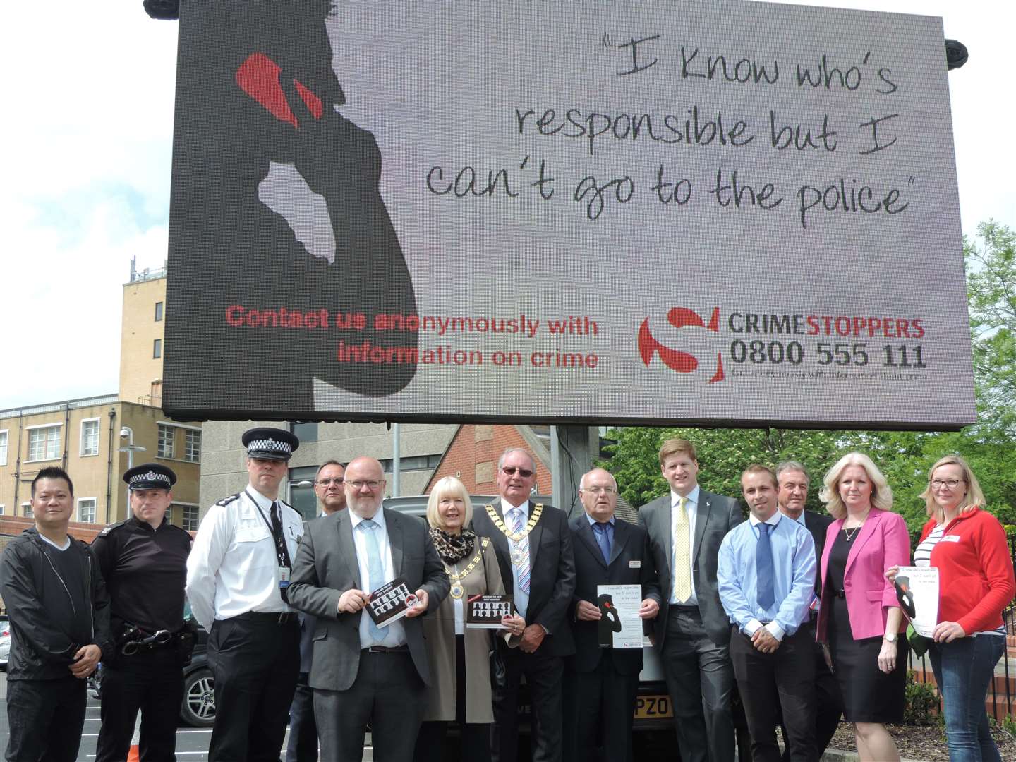 Kent Police and Crime Commissioner Matthew Scott was in Dartford last week for a Crimestoppers Most Wanted appeal.