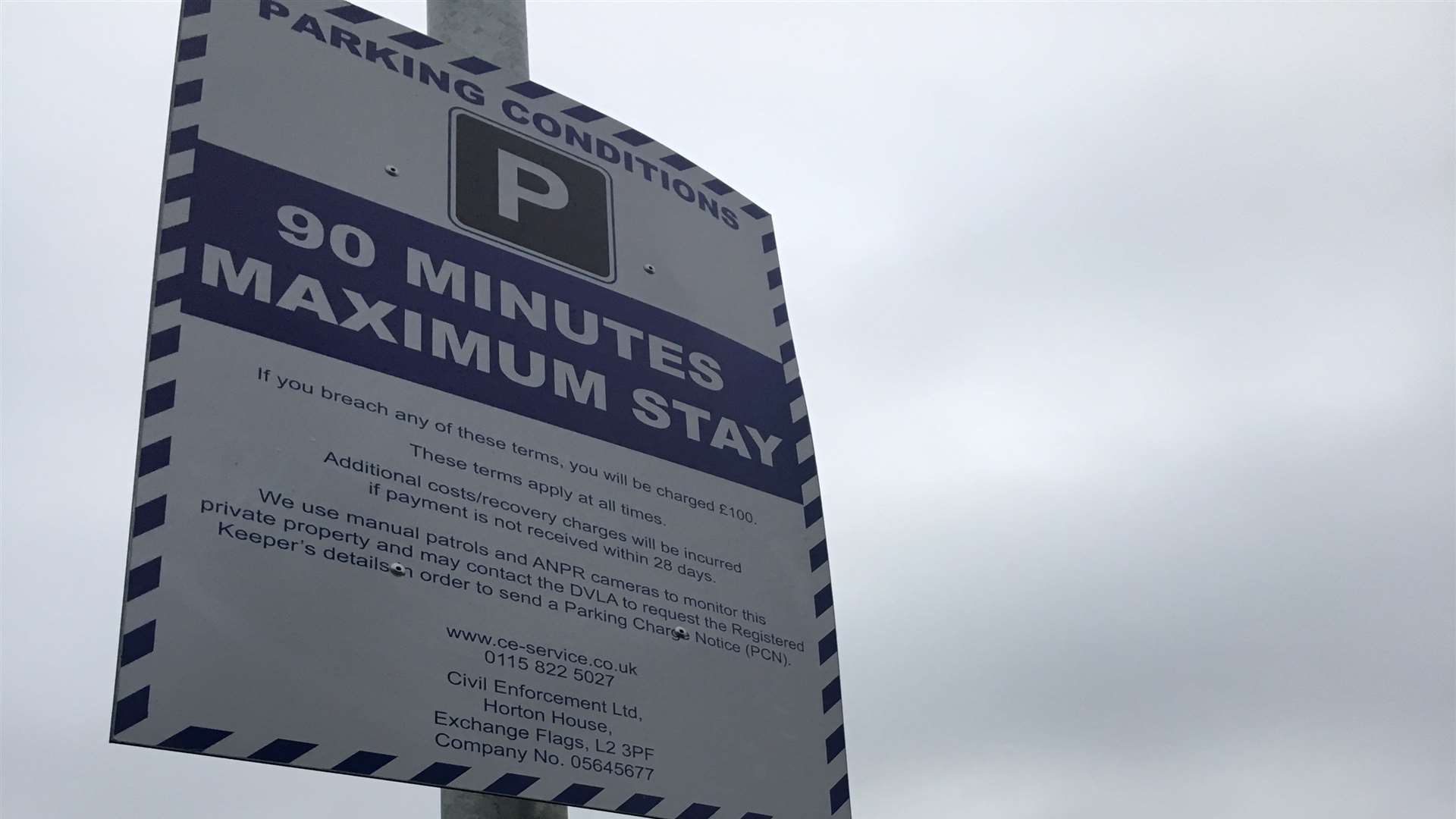 Parking signs up in the Hermitage Lane retail park do not prohibit making two visits in the same day.