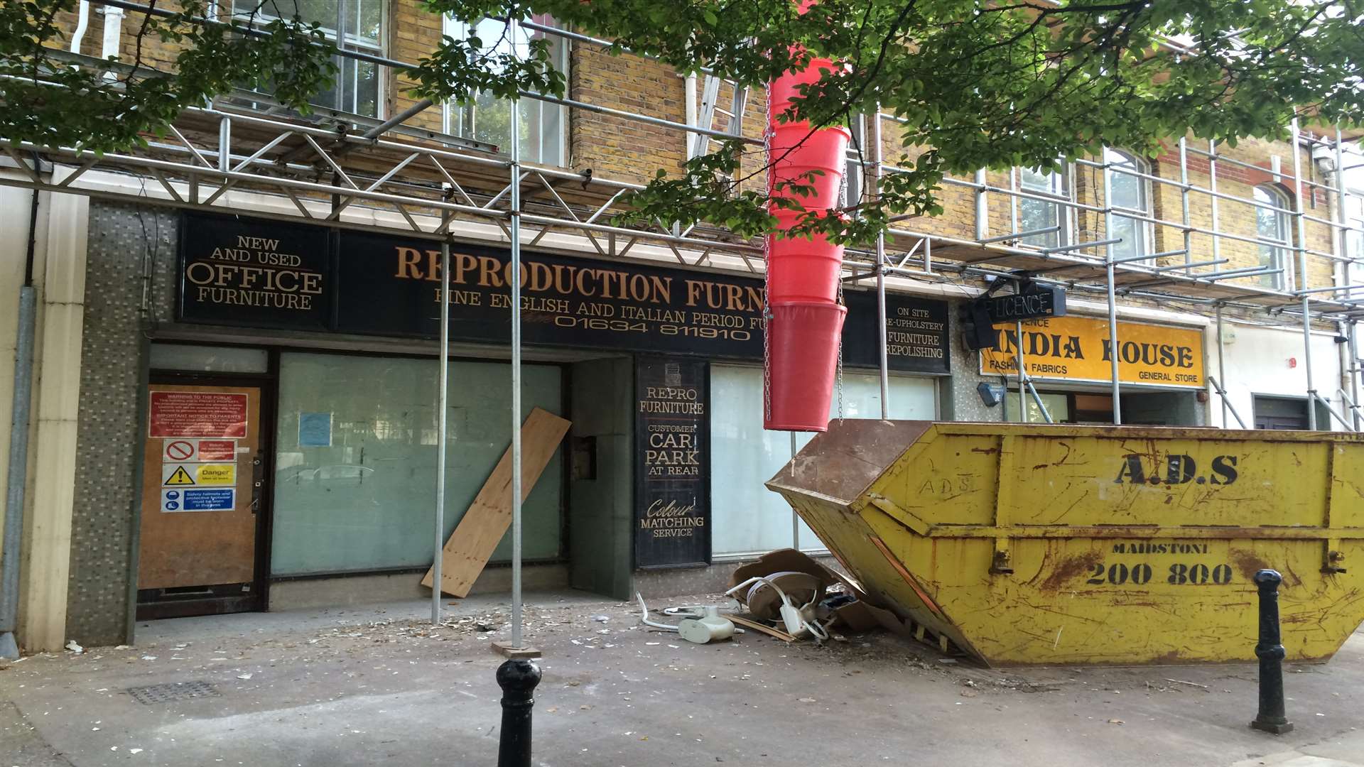 Owners have plans to open a restaurant bar at 17 New Road, Chatham - which was formerly a furniture shop