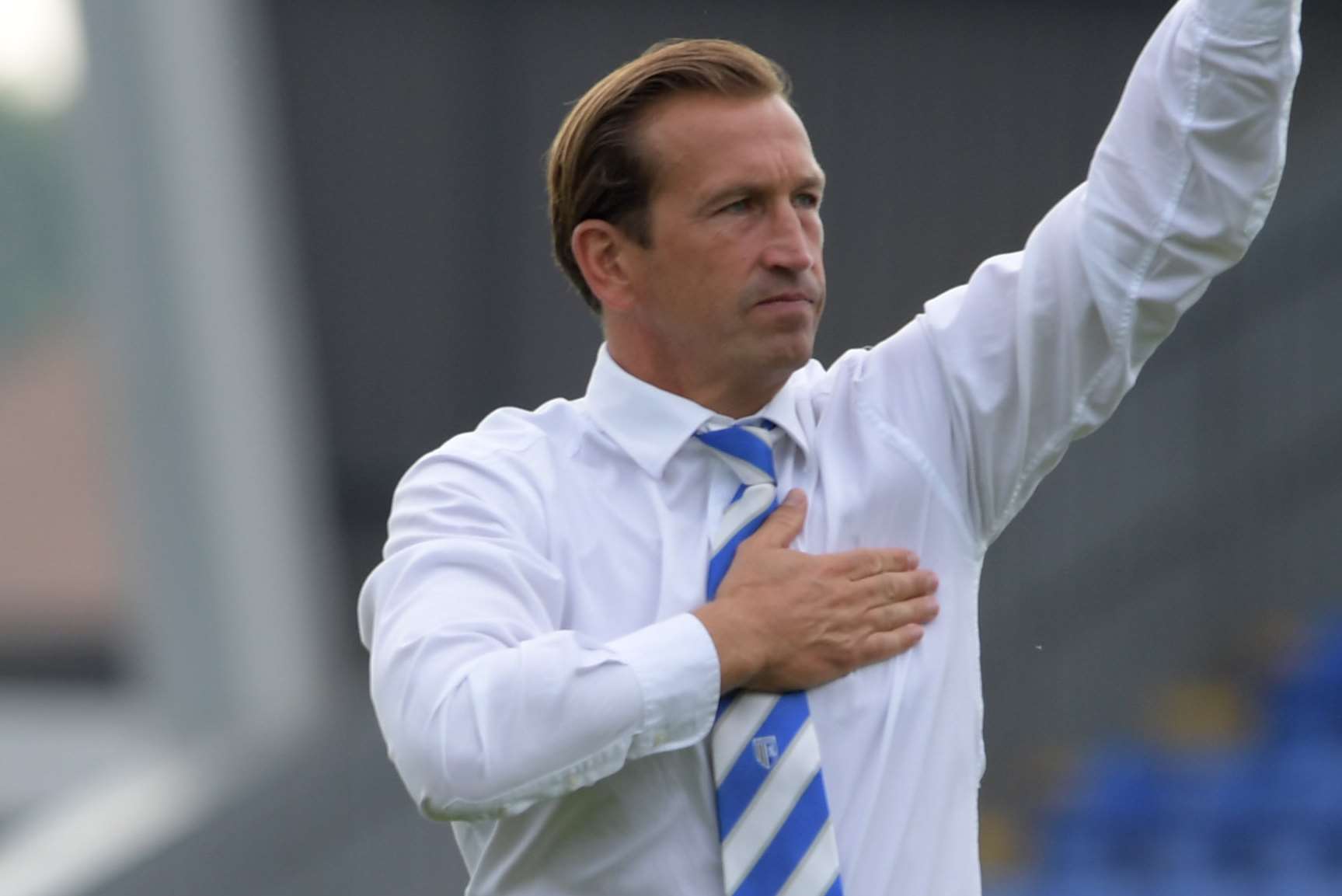 Manager Justin Edinburgh Picture: Barry Goodwin