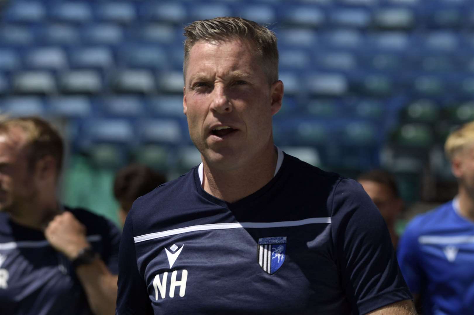 Neil Harris will pick a side to take on Brighton in the EFL Trophy. Picture: Barry Goodwin