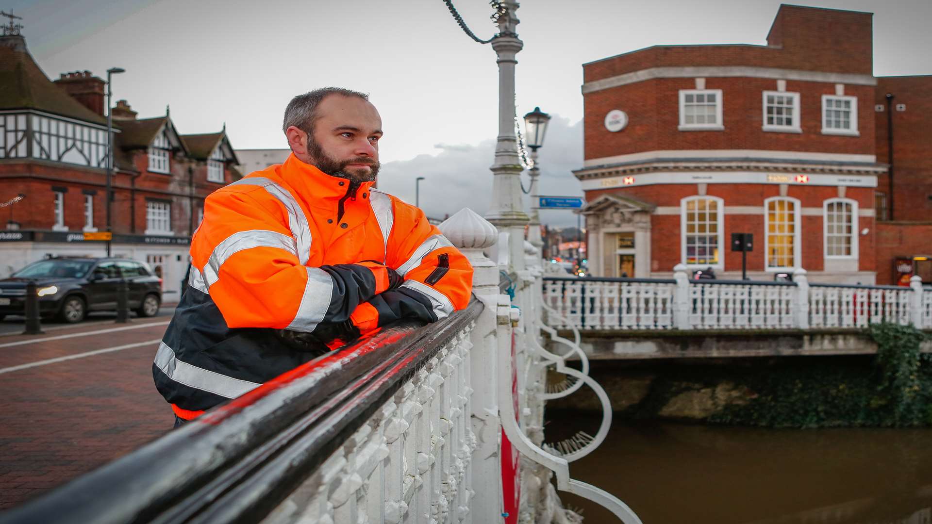 Carl Lewis was the first flood warden in Tonbridge. Picture: Matthew Walker