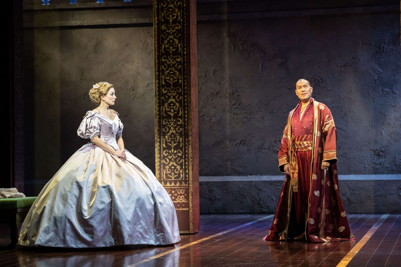 The King and I, starring Helen George, is coming to Dartford. Picture: Johan Persson