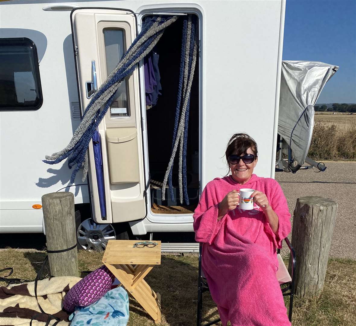 Siobhan has been travelling around the UK now for three years. Picture: Siobhan Daniels