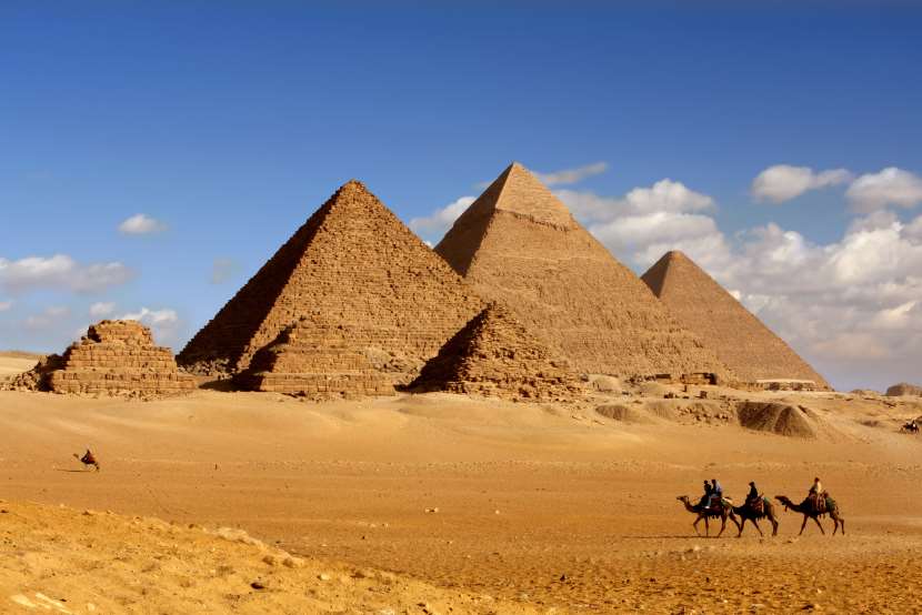 Google image of the The Egyptian pyramids.
