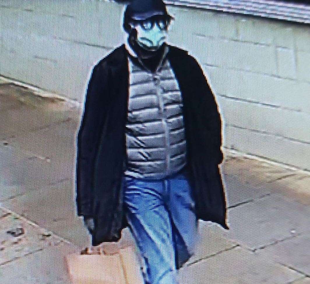 Police want to speak to this man. Picture: Kent Police
