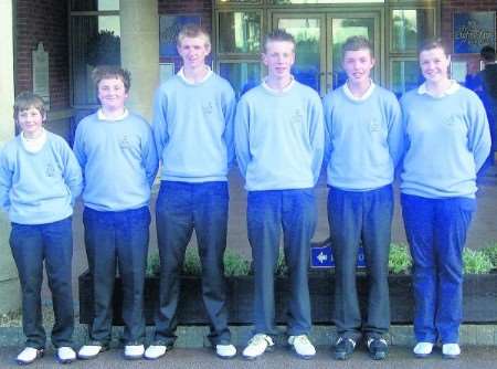 The Littlestone junior squad who were fourth in the national junior team finals