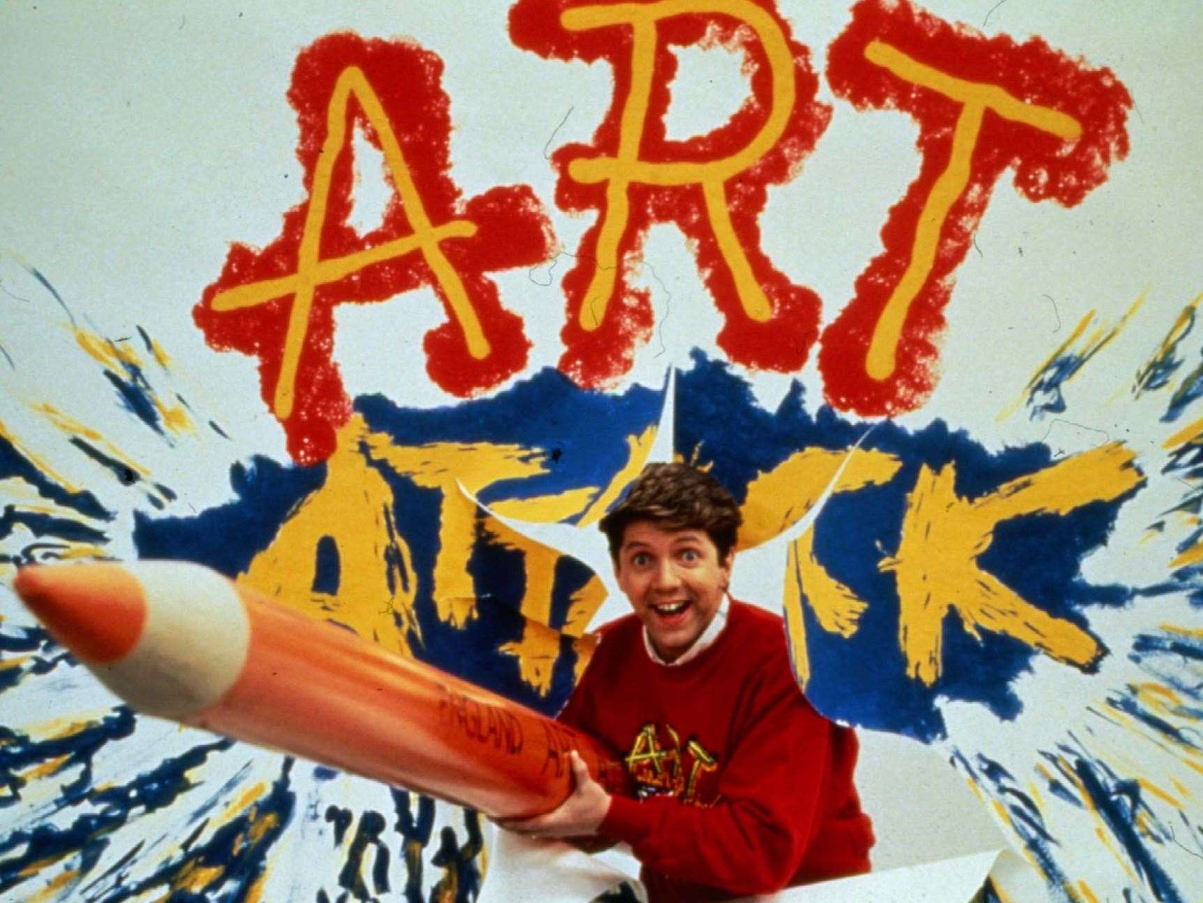 Neil Buchanan starred in Art Attack. Picture: ITV
