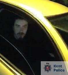 Police released images of a man they wish to speak to in connection with an alleged car theft in Rochester. Picture: Kent Police